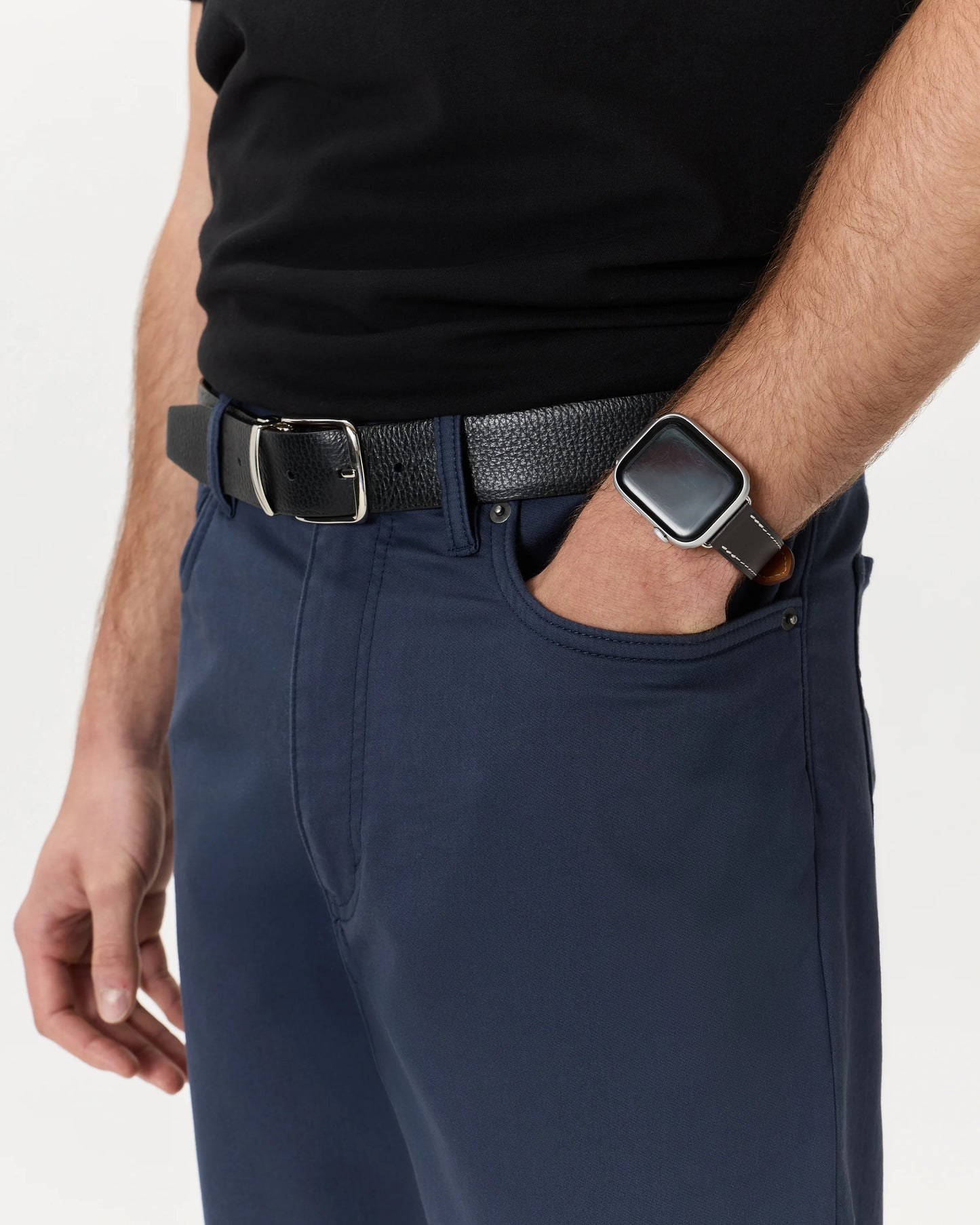 Leather Smartwatch Band - 38mm - 42mm / Cognac