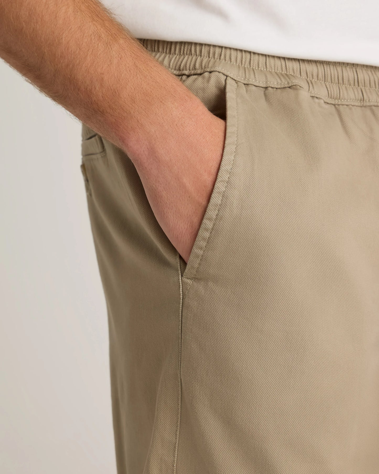 Cotton Chino Drawstring Pants - S / Admiral