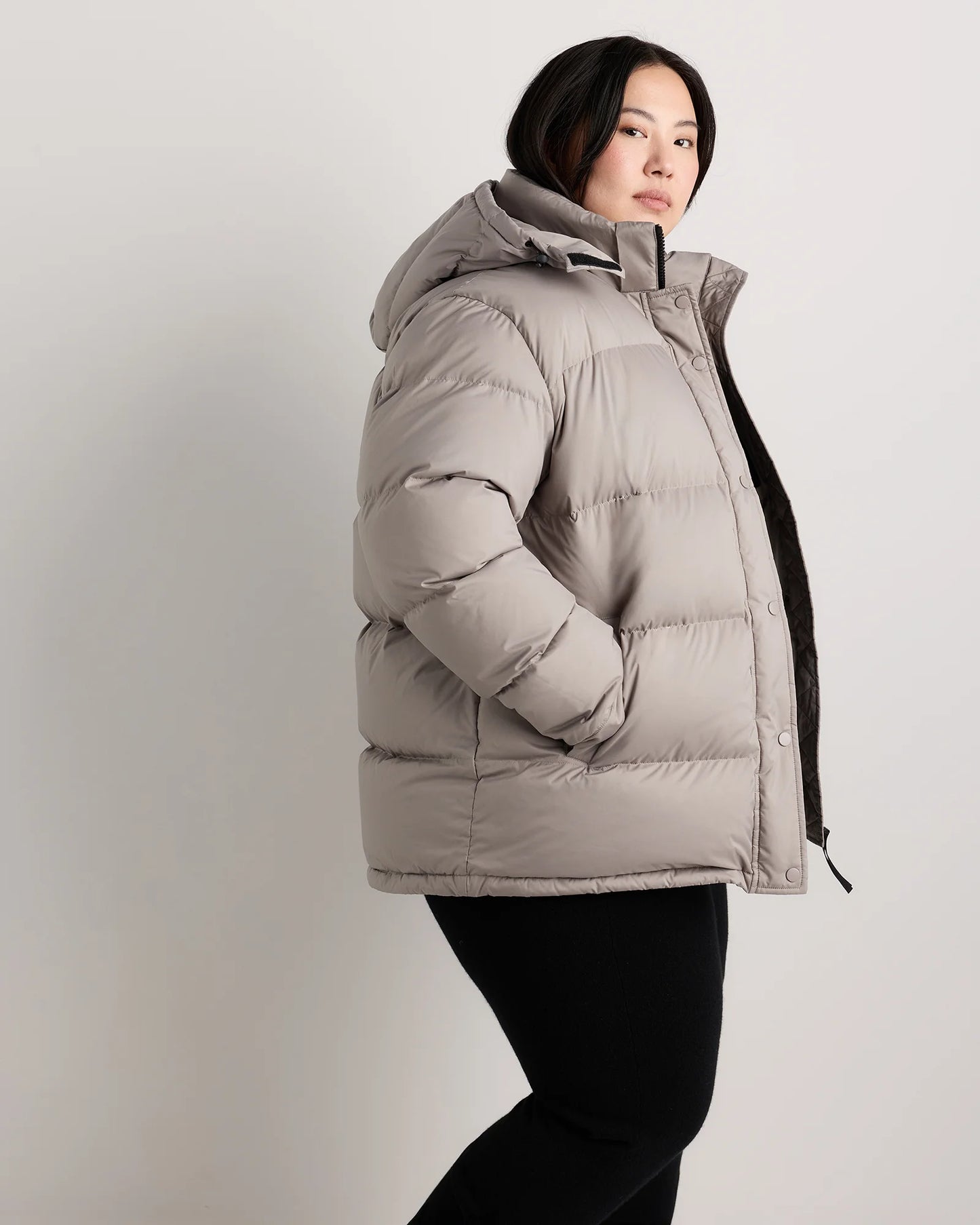 Responsible Down Puffer Jacket - 1X / Black