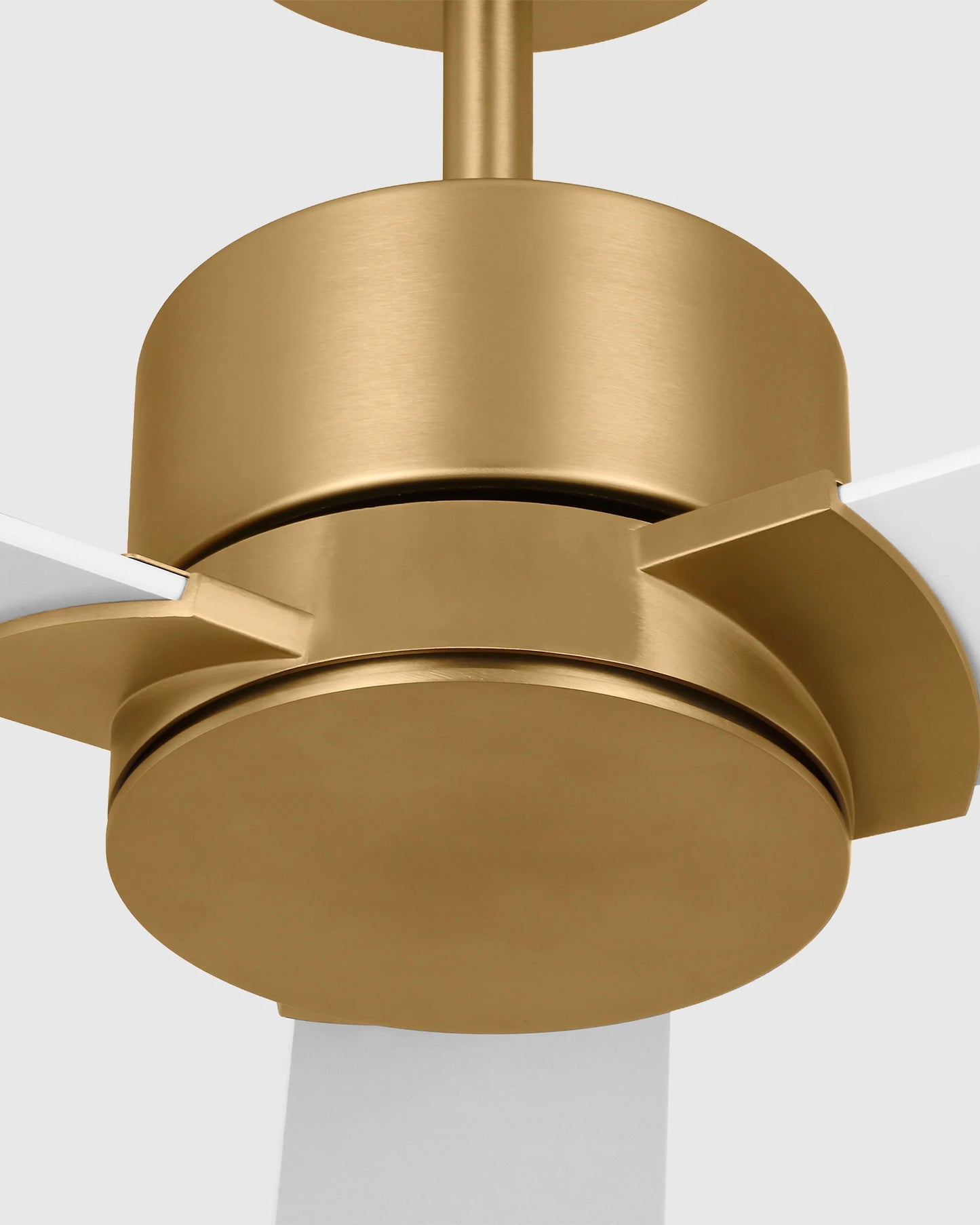 Minimalist Wood Blade Ceiling Fan - 44" / White
