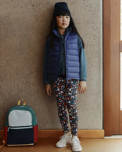 Lightweight Down Puffer Vest - 6 / Blue Colorblock
