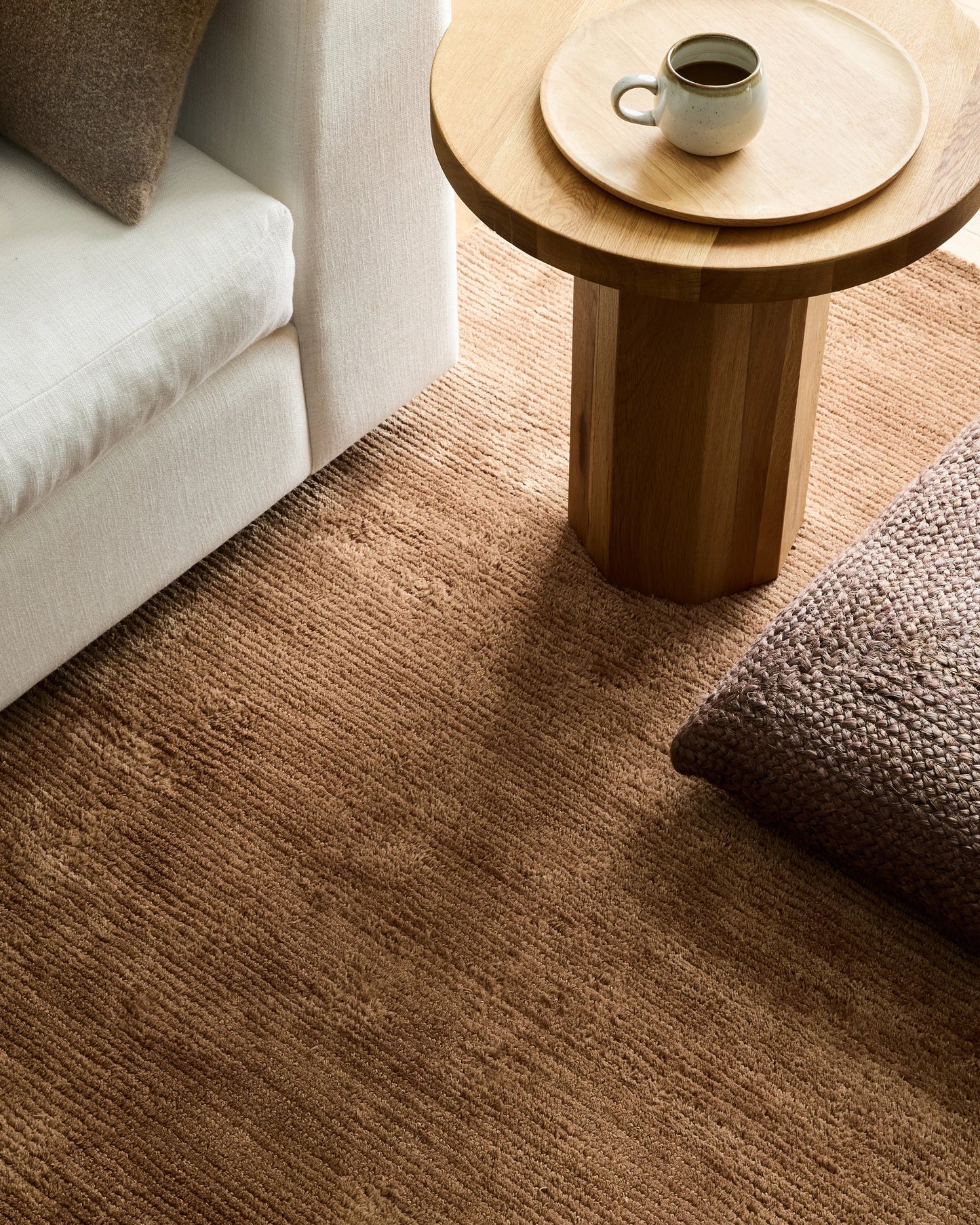 Ace Washed Jute Rug - 5' x 8' / Brown
