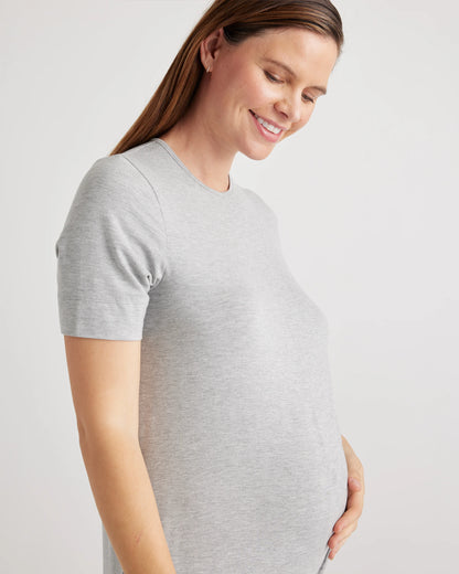 Bamboo Jersey Maternity Everyday Jumpsuit - XS / Deep Navy
