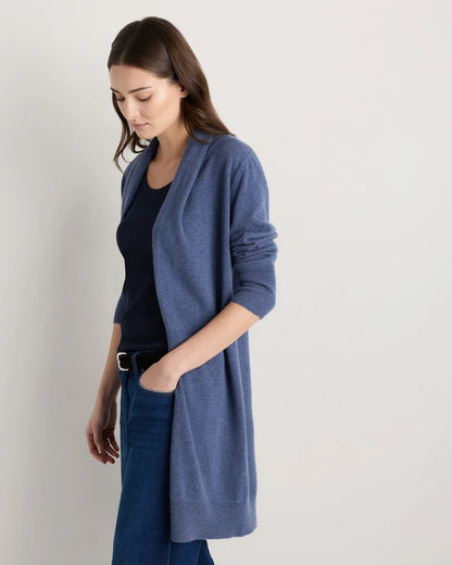 Mongolian Cashmere Duster Cardigan Sweater - XS / Oatmeal