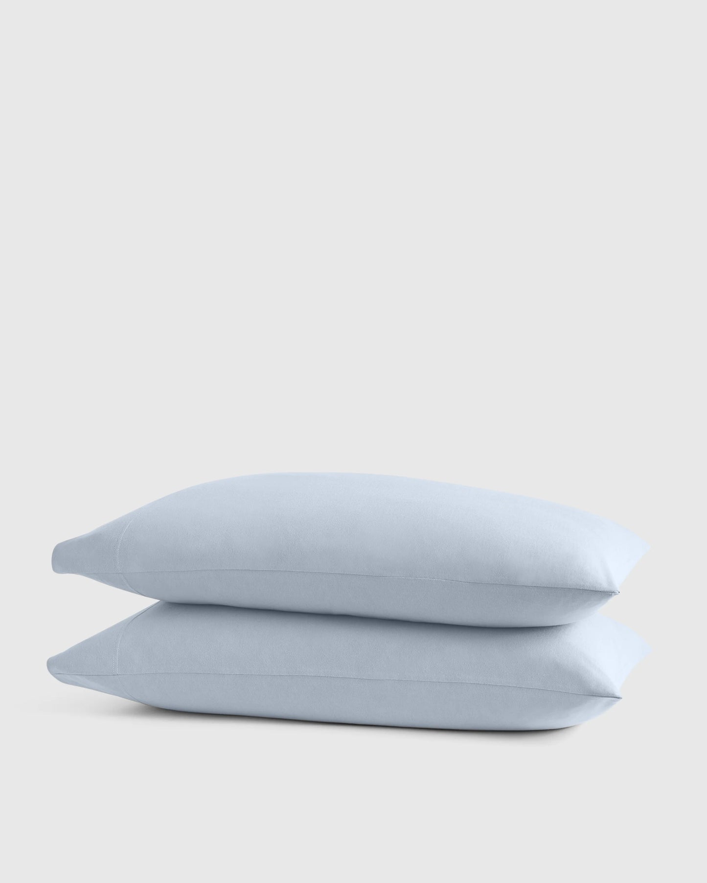 Organic Jersey Pillowcase Set - Standard / Light Blue
