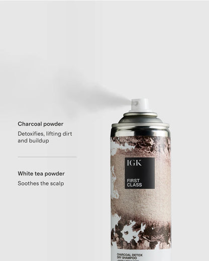 First Class Charcoal Detox Dry Shampoo 11 oz by IGK - One Size / No Color