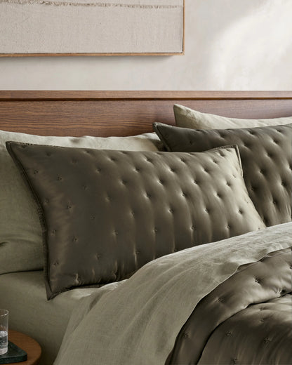 Bamboo Dream Quilt Set - Twin / Sage