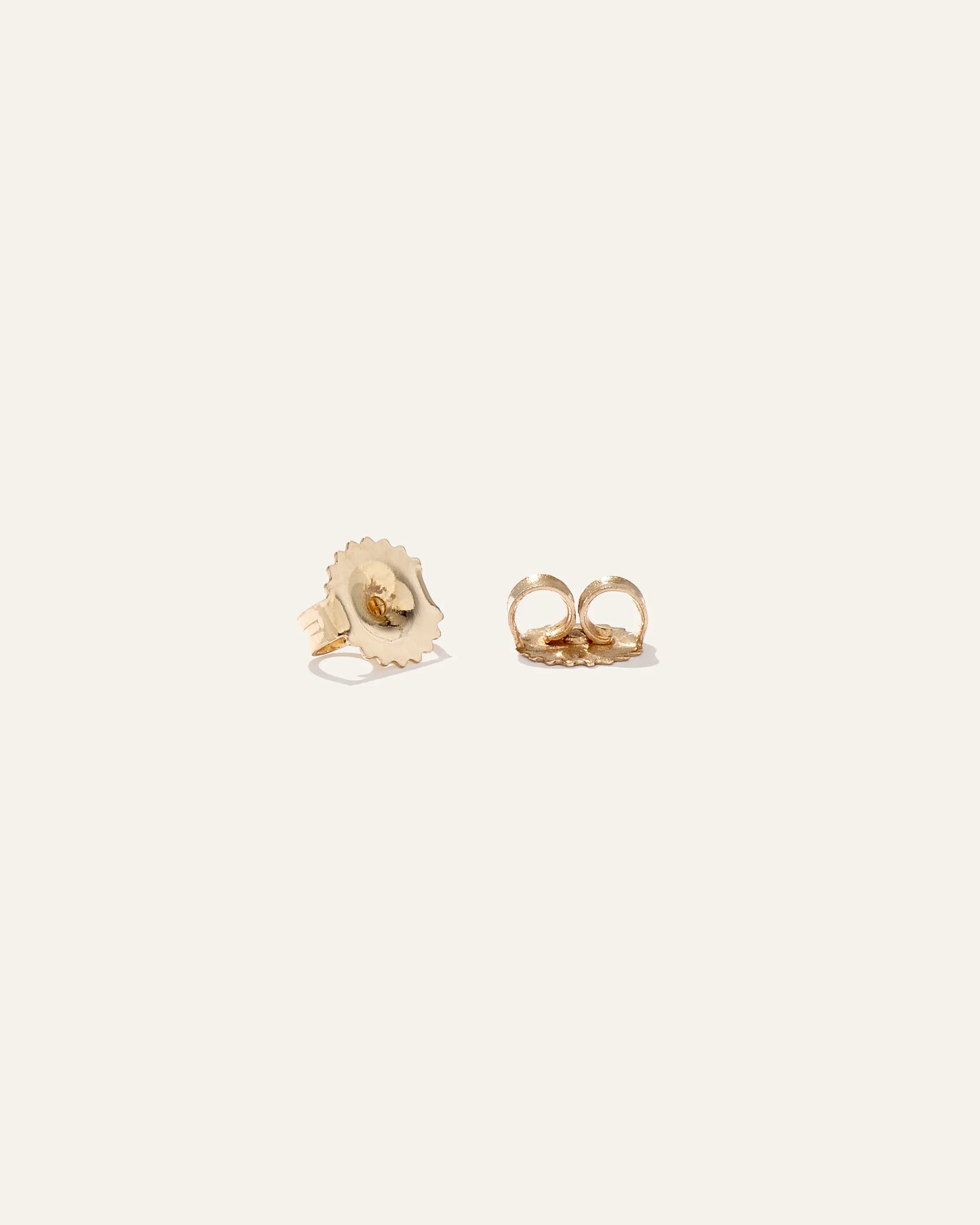 14K Gold Lab Grown Diamond Princess Solitaire Studs - 2ctw - One Size / Yellow Gold