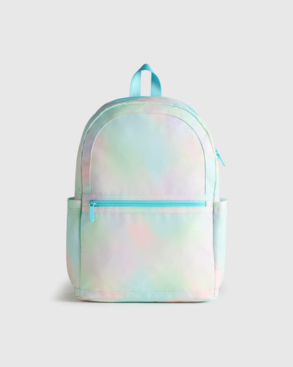Recycled Double Pocket Backpack - One Size / Rainbow Clouds