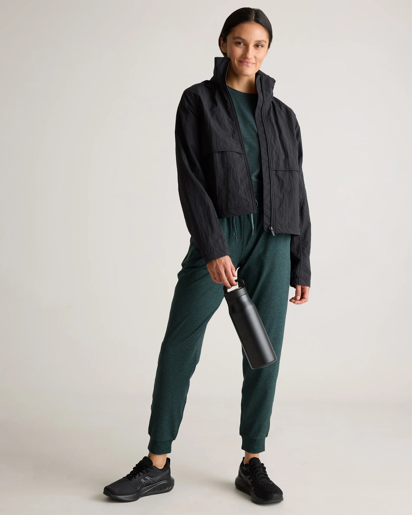 Flowknit Mid-Rise Joggers - XS / Black