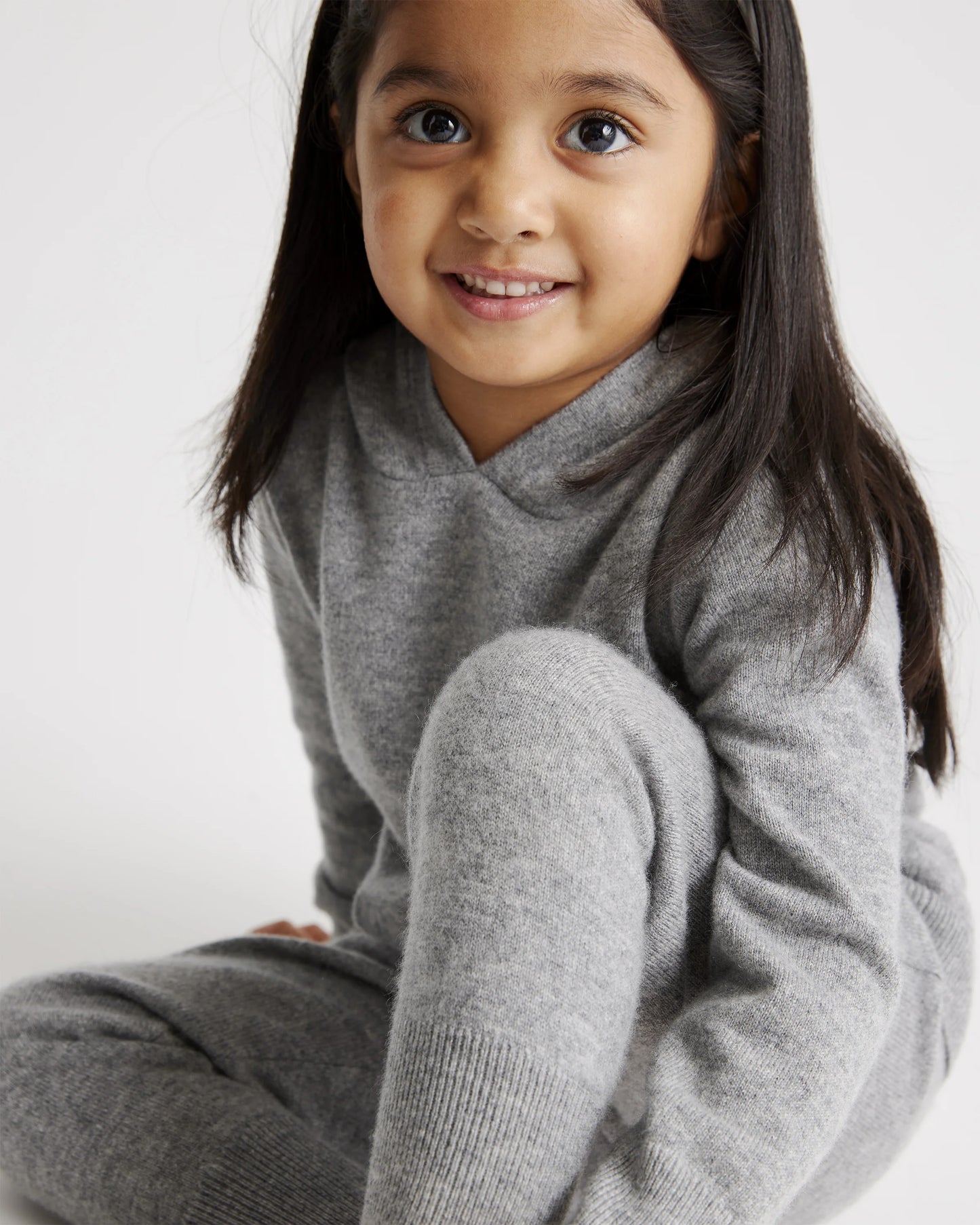 Washable Cashmere Hoodie - 2T / Oatmeal