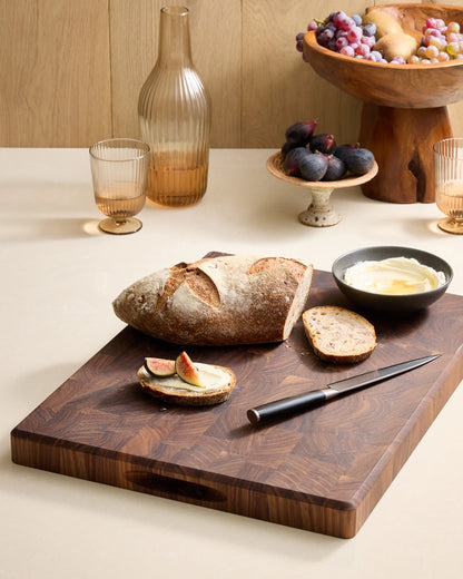 North American Walnut End Grain Butcher Block - One Size / Walnut
