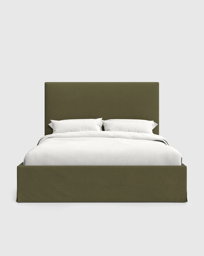 Slipcover Bed in 100% Linen - Full / Flax