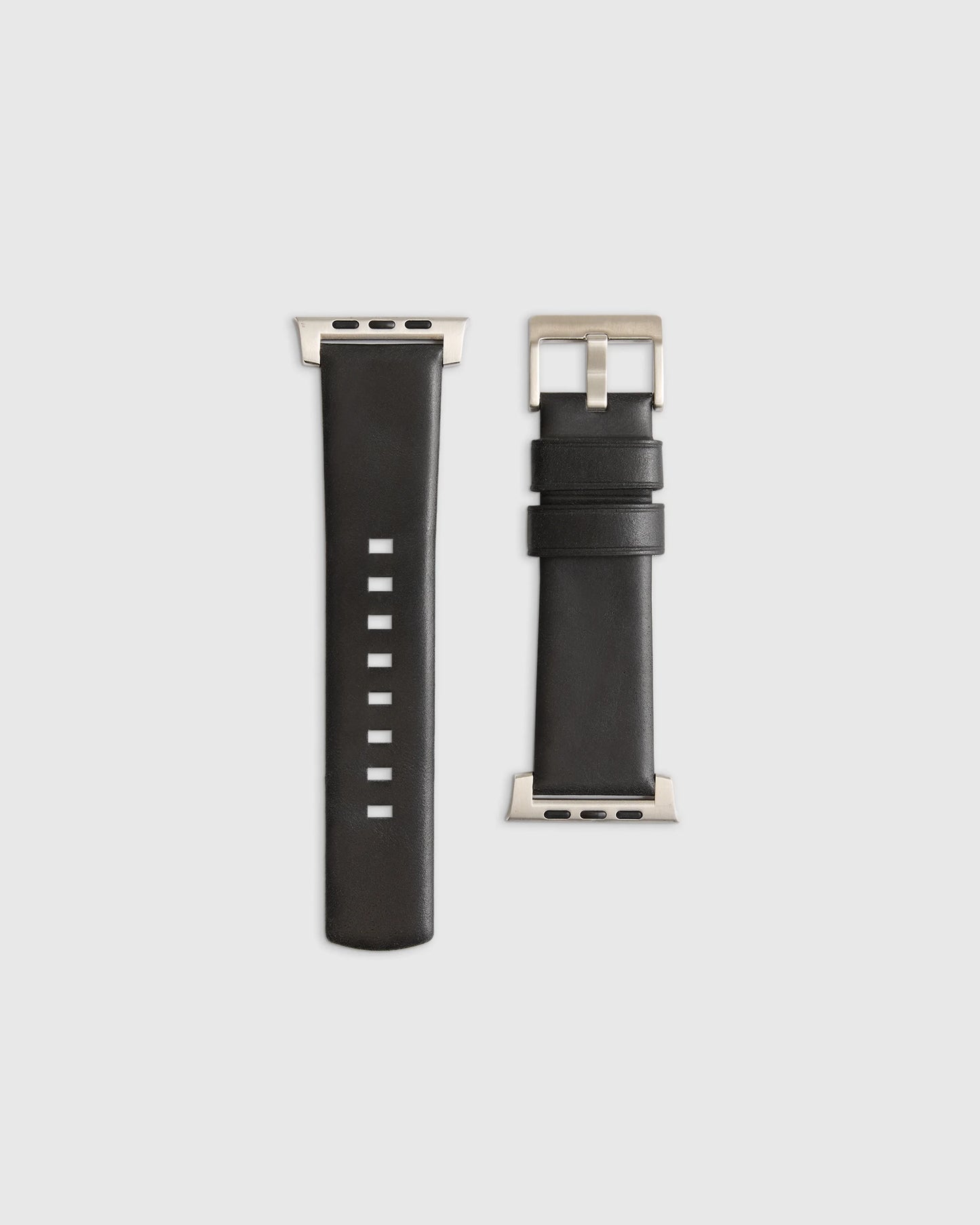 Horween Leather Smartwatch Band - 38mm - 42mm / Black