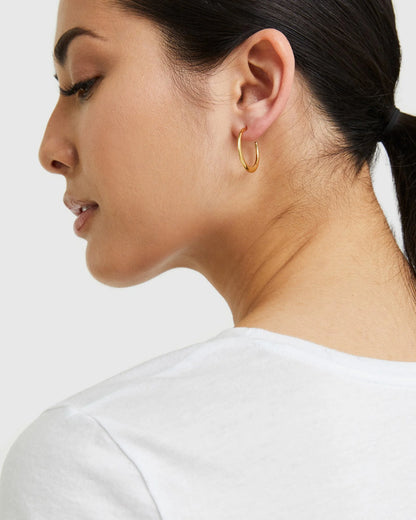 Dress Up Hoops - One Size / Gold Vermeil
