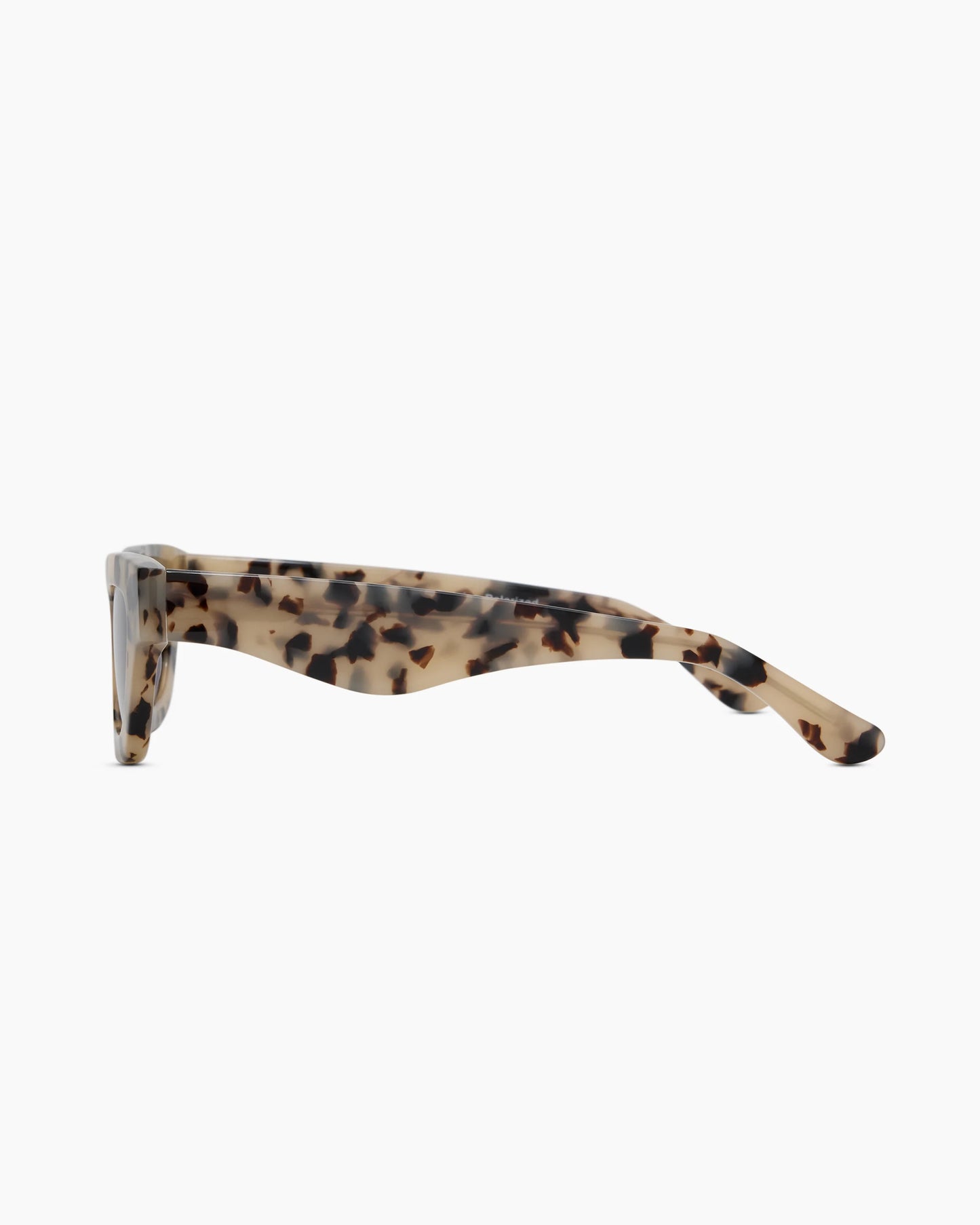 Jackie Polarized Acetate Sunglasses - One Size / Cream with Brown Lens