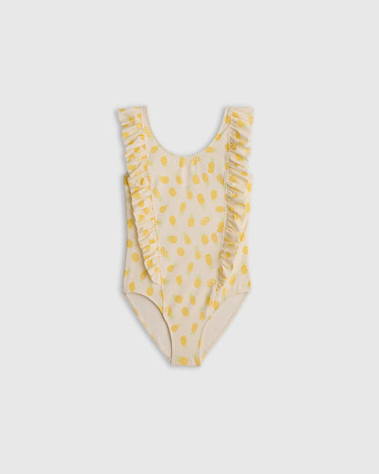 Ruffle One Piece Swimsuit - 6 / Soft Ditsy Floral