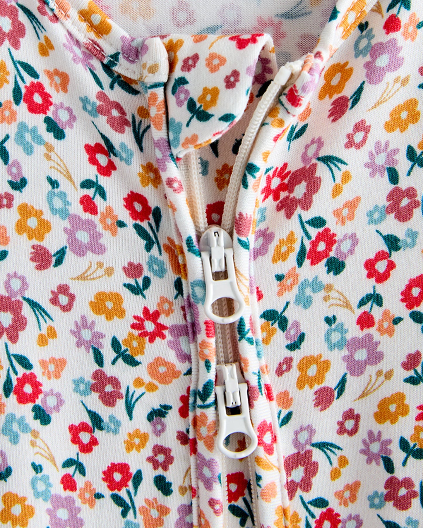 Bamboo One Piece Pajama - 0-3M / Wildflower Dreams