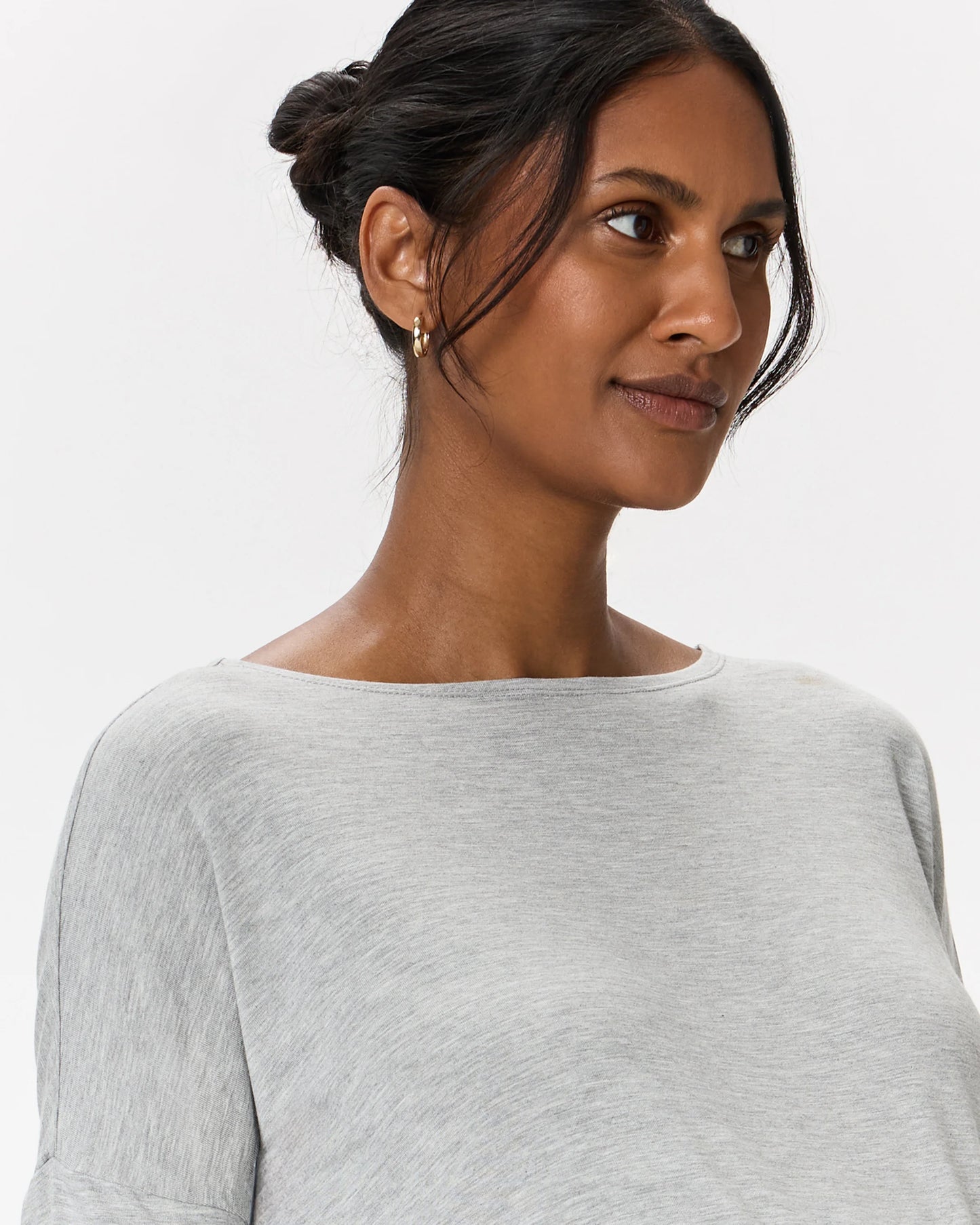 Bamboo Jersey Maternity Long Sleeve Tee (2-pack) - XS / Wine Tasting Red/Nocturnal Green