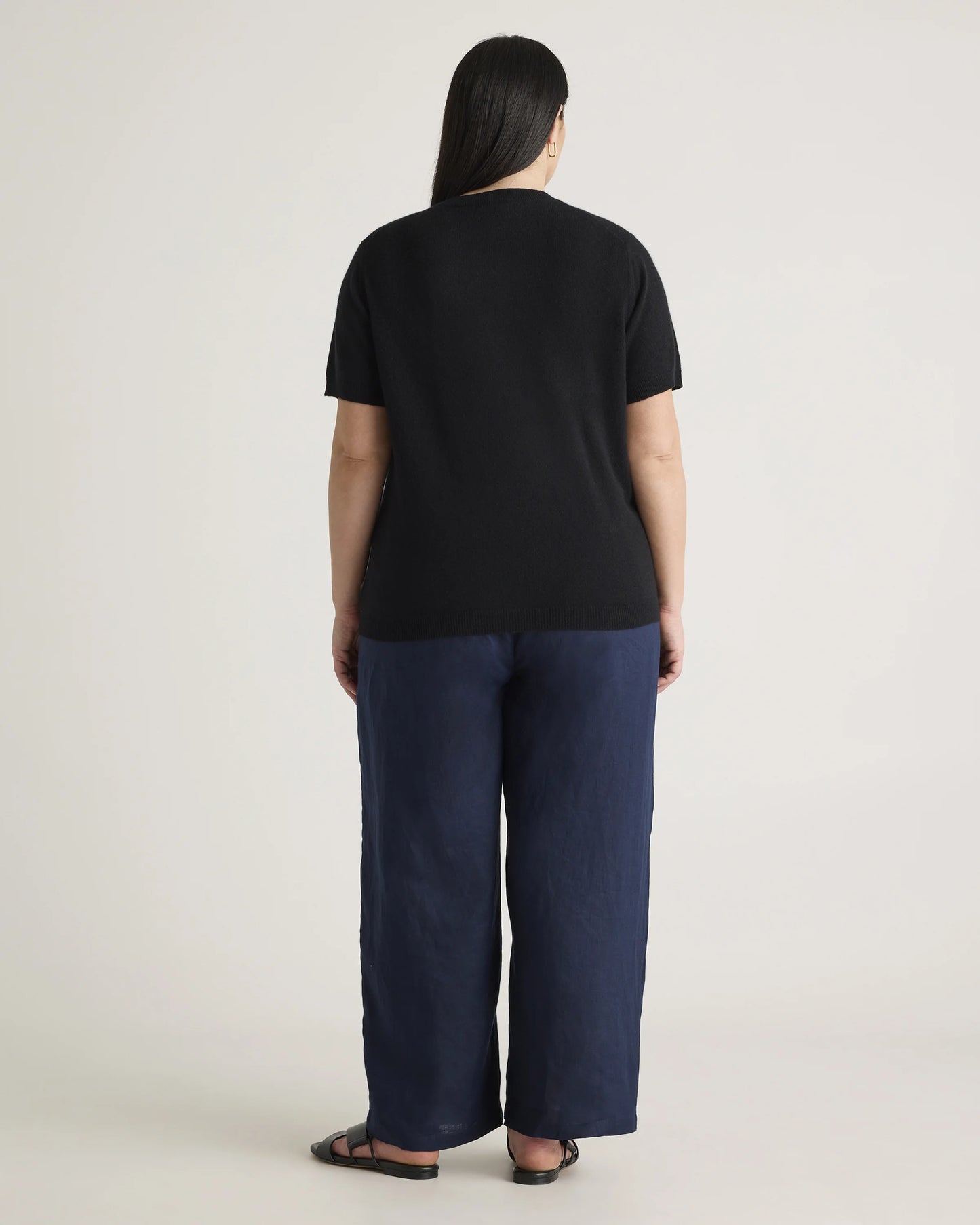 Mongolian Cashmere Tee - 1X / Heather Vintage Pink