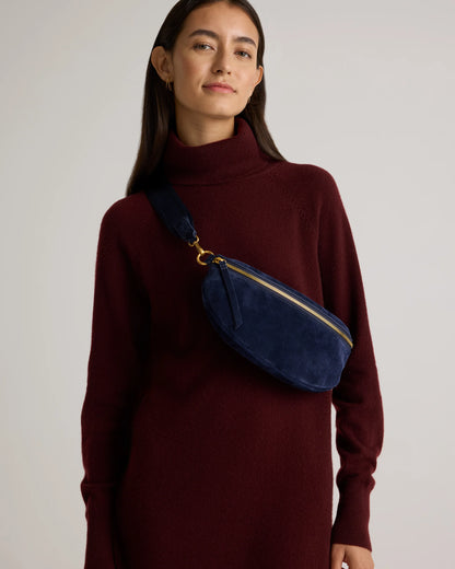 Quinn Suede Sling Bag - One Size / Whiskey