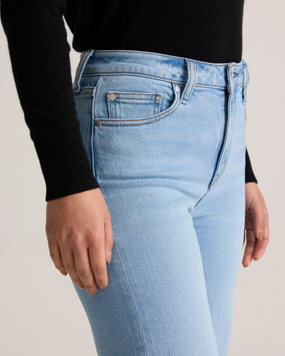 Bella Stretch Relaxed Straight Jeans - 24 / Atlantic Blue