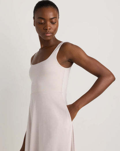 Flowknit Breeze Fit & Flare Dress - XS / Heather Green