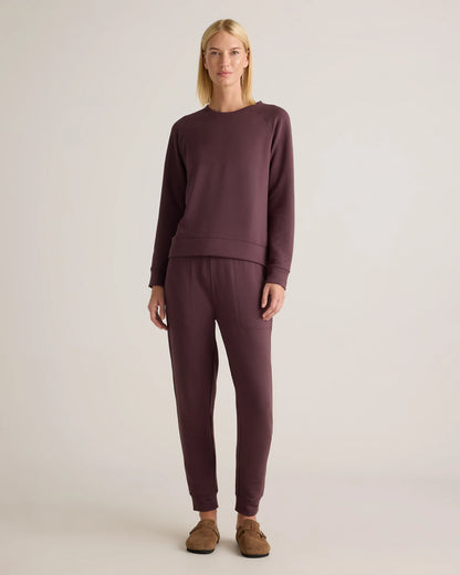SuperSoft Fleece Crew - XS / Smoked Thyme Green