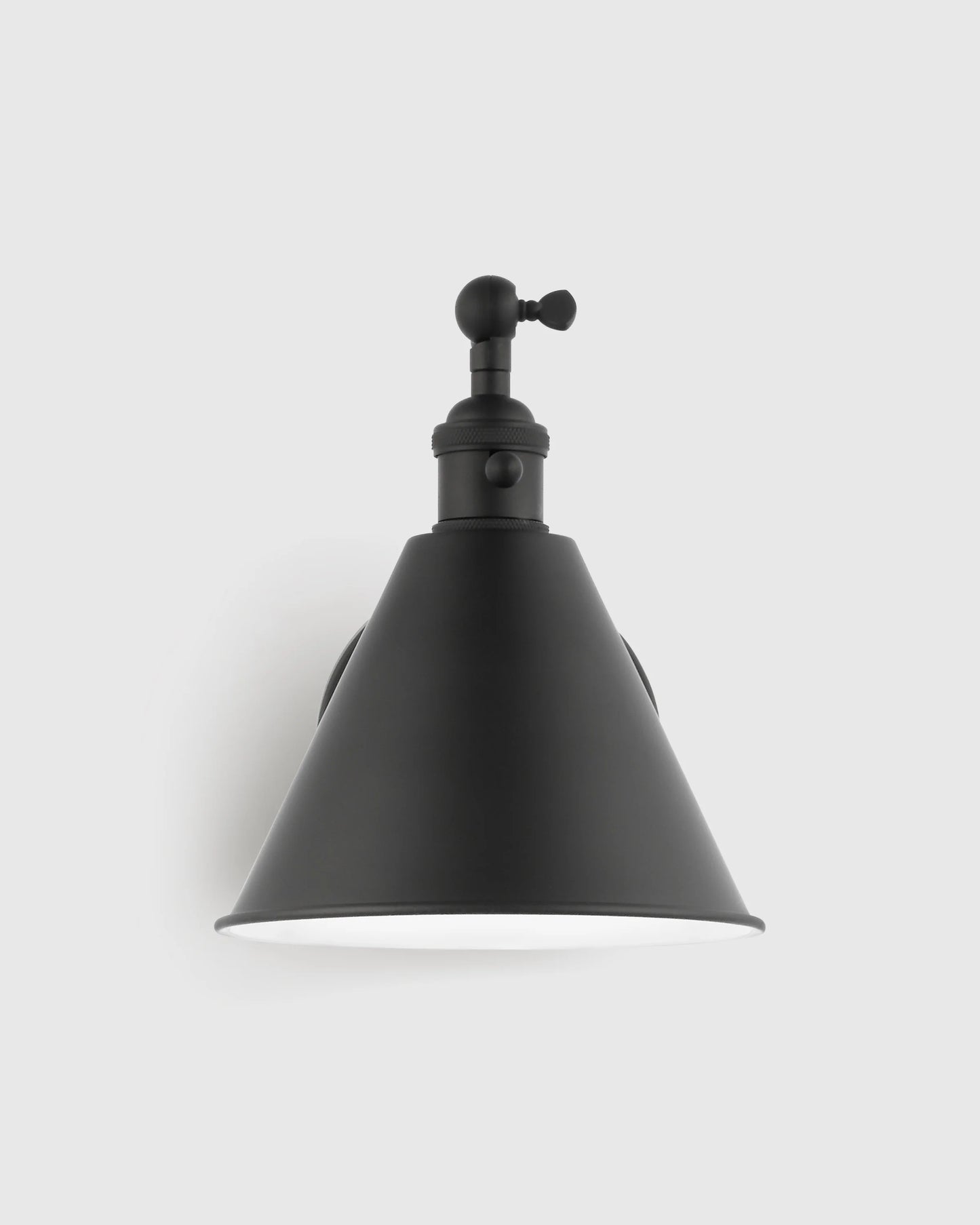 Articulating Single Arm Steel Wall Sconce - One Size / Silver