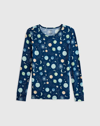 Bamboo Long Sleeve and Pant Pajama Set - 6 / Wildflower Dreams