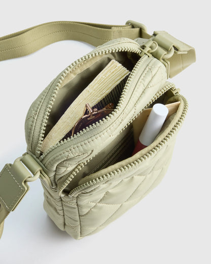 Transit Quilted Phone Crossbody - One Size / Navy
