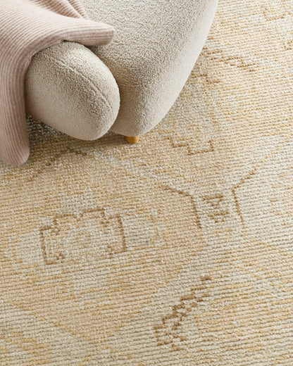 Verona Hand-Knotted Wool Rug - 5' x 8' / Neutral