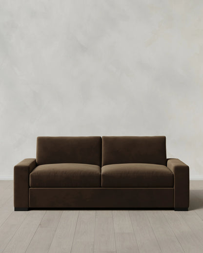 Stillman Sleeper Sofa in Performance Velvet - Queen / Java