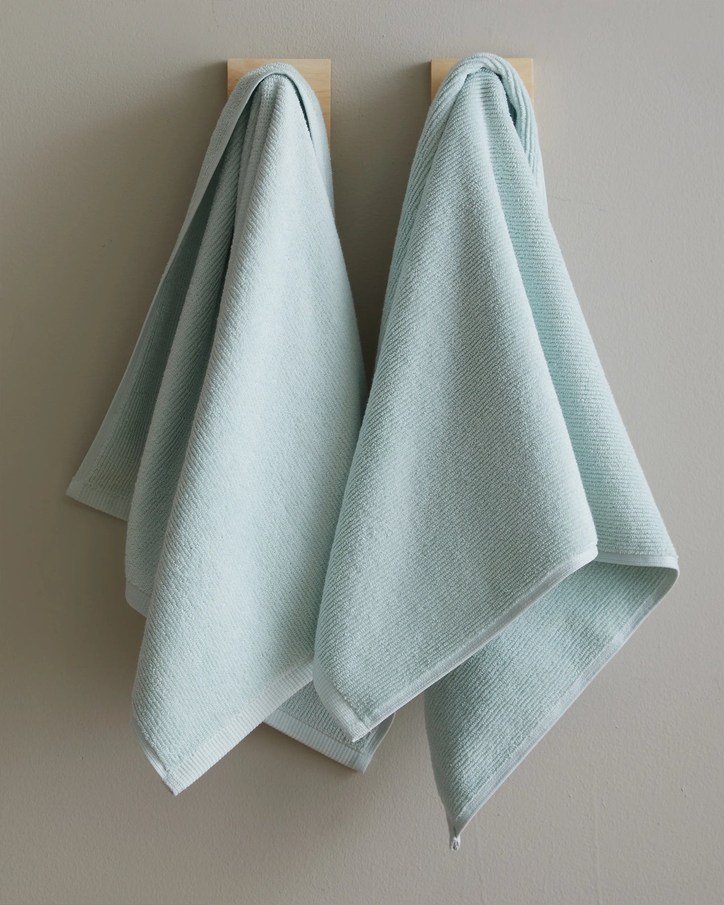 Turkish Ribbed Quick Dry Bath Towel Bundle - One Size / White
