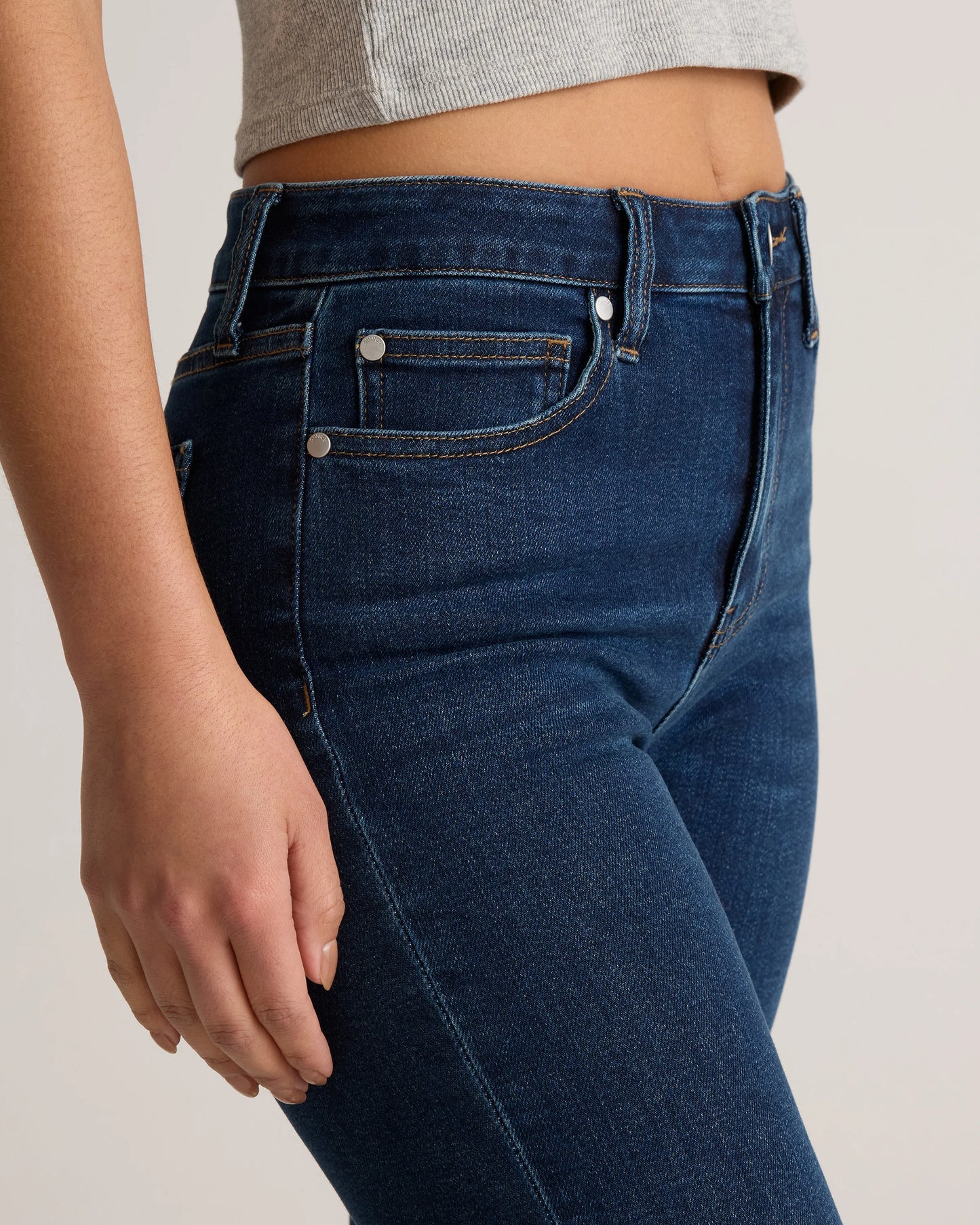 Bella Stretch Straight Jeans - 24 / Midnight Blue