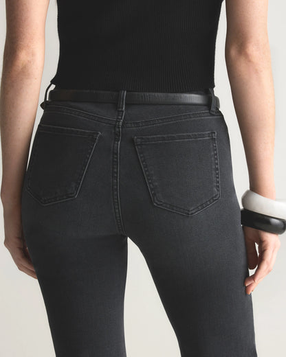 Bella Stretch Straight Jeans - 24 / Twilight Blue Fray