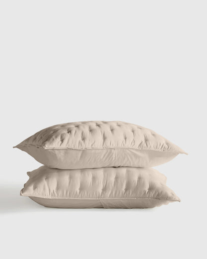 Bamboo Dream Quilted Sham Set - Standard / Sage