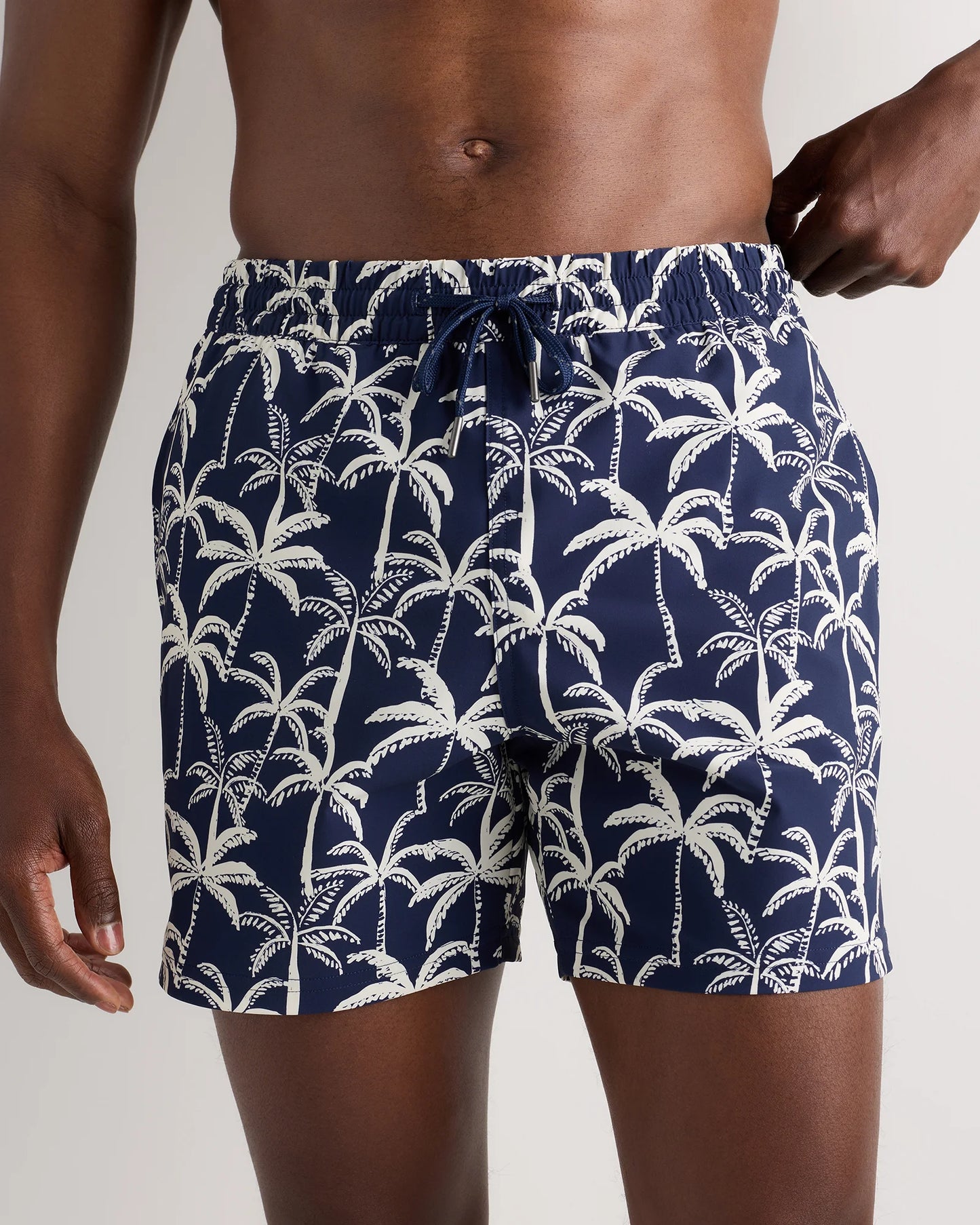 Italian Swim Trunks - 5.5" - XS / Navy Diamond Geo