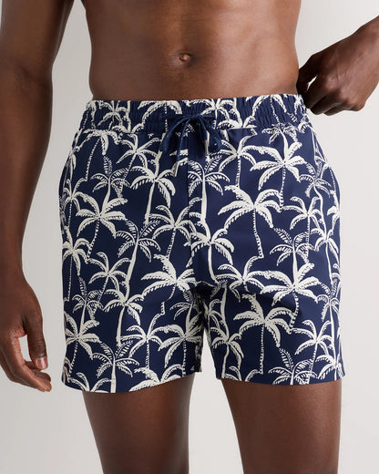 Italian Swim Trunks - 5.5" - XS / Navy Diamond Geo