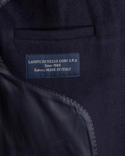 Italian Wool Cocoon Coat - XS / Black