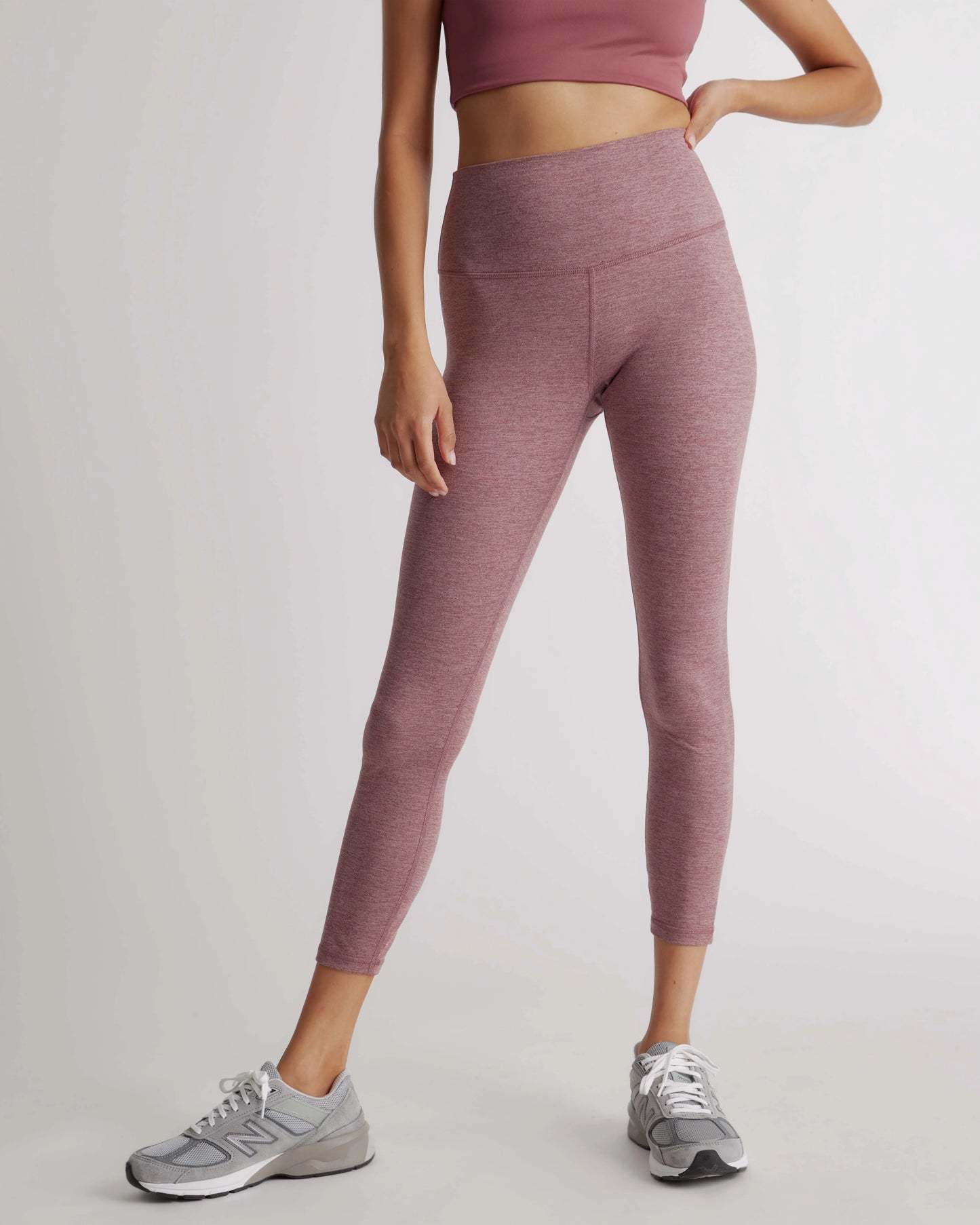 Ultra-Soft High-Rise Legging - XS / Heather Oatmeal