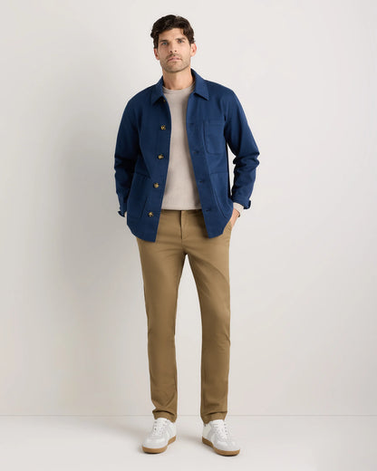 Organic Cotton Stretch Chino Pants - Slim - 30X30 / Stone