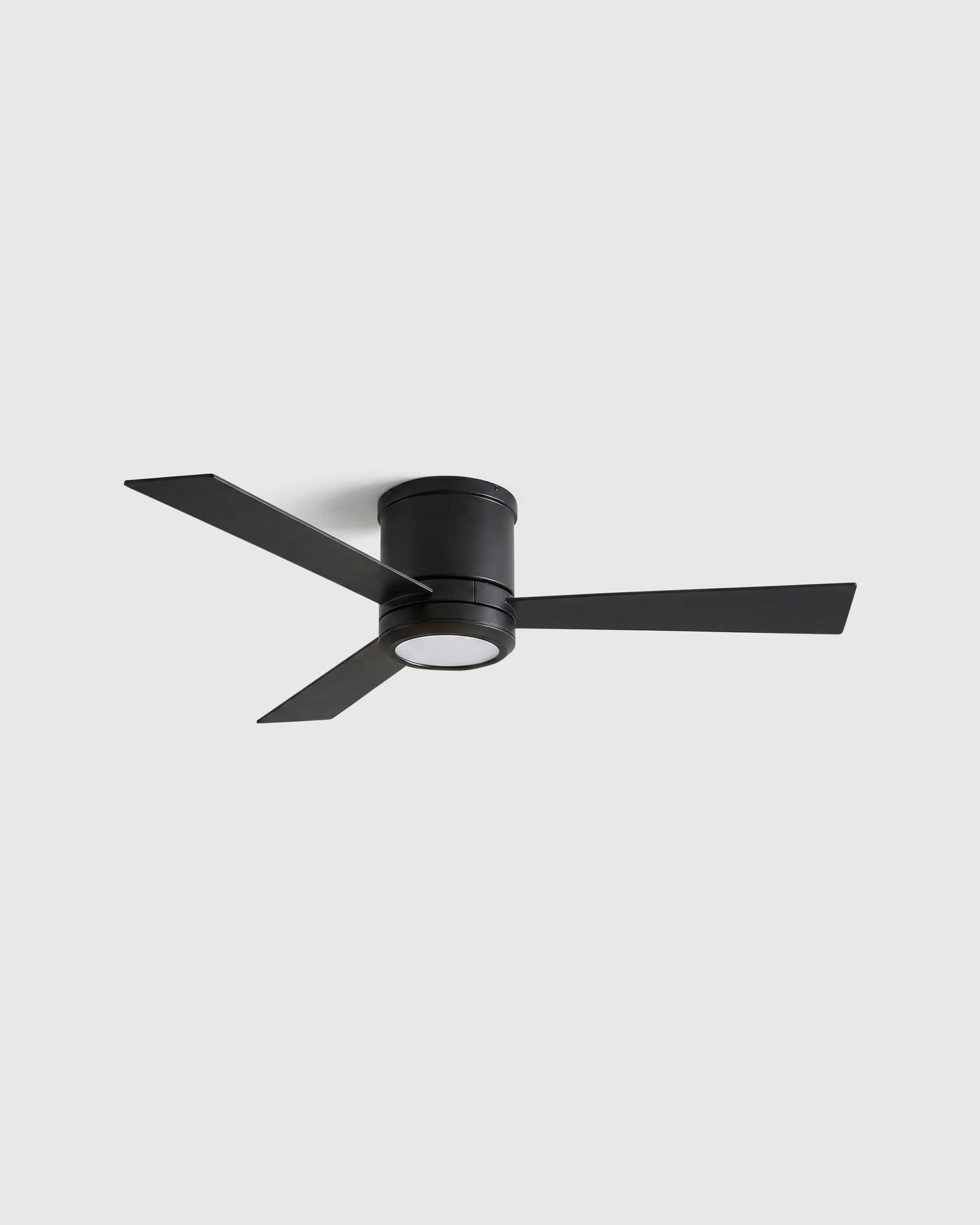 Simple Metal Hugger LED Ceiling Fan - 42" / White