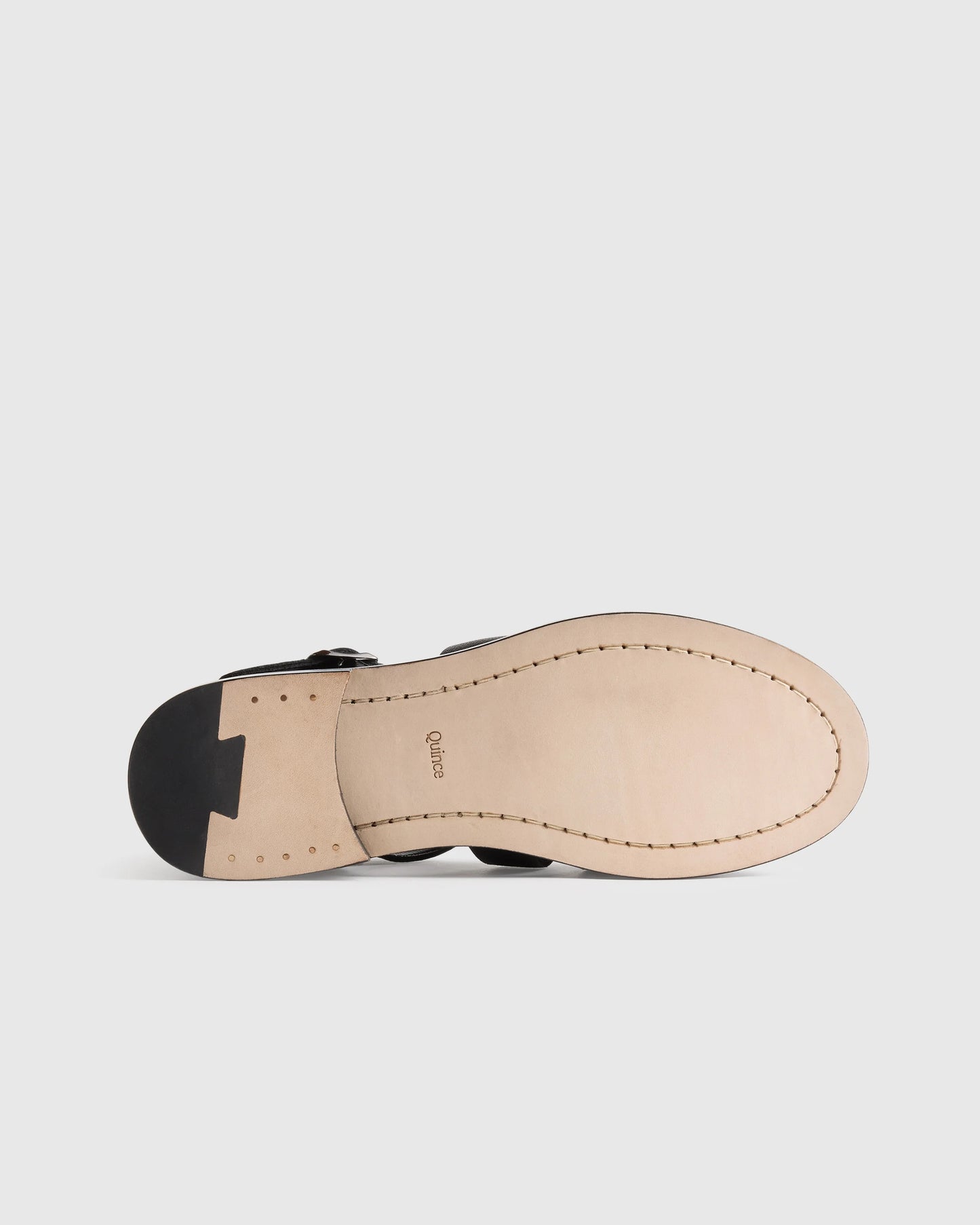 Calfskin Leather Fisherman Sandal - 7 / Black