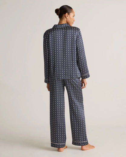 100% Washable Silk Satin Pajama Pant - XS / Toasted Almond