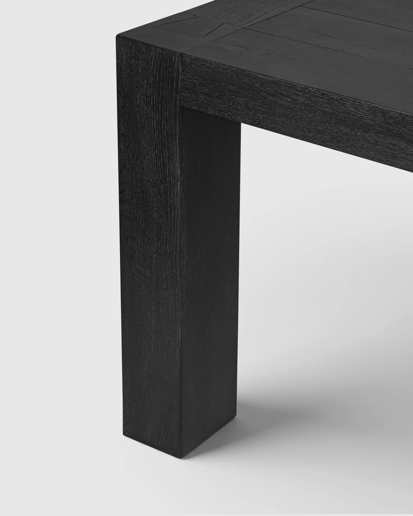 Reclaimed Oak Parsons Dining Table - One Size / Weathered Oak