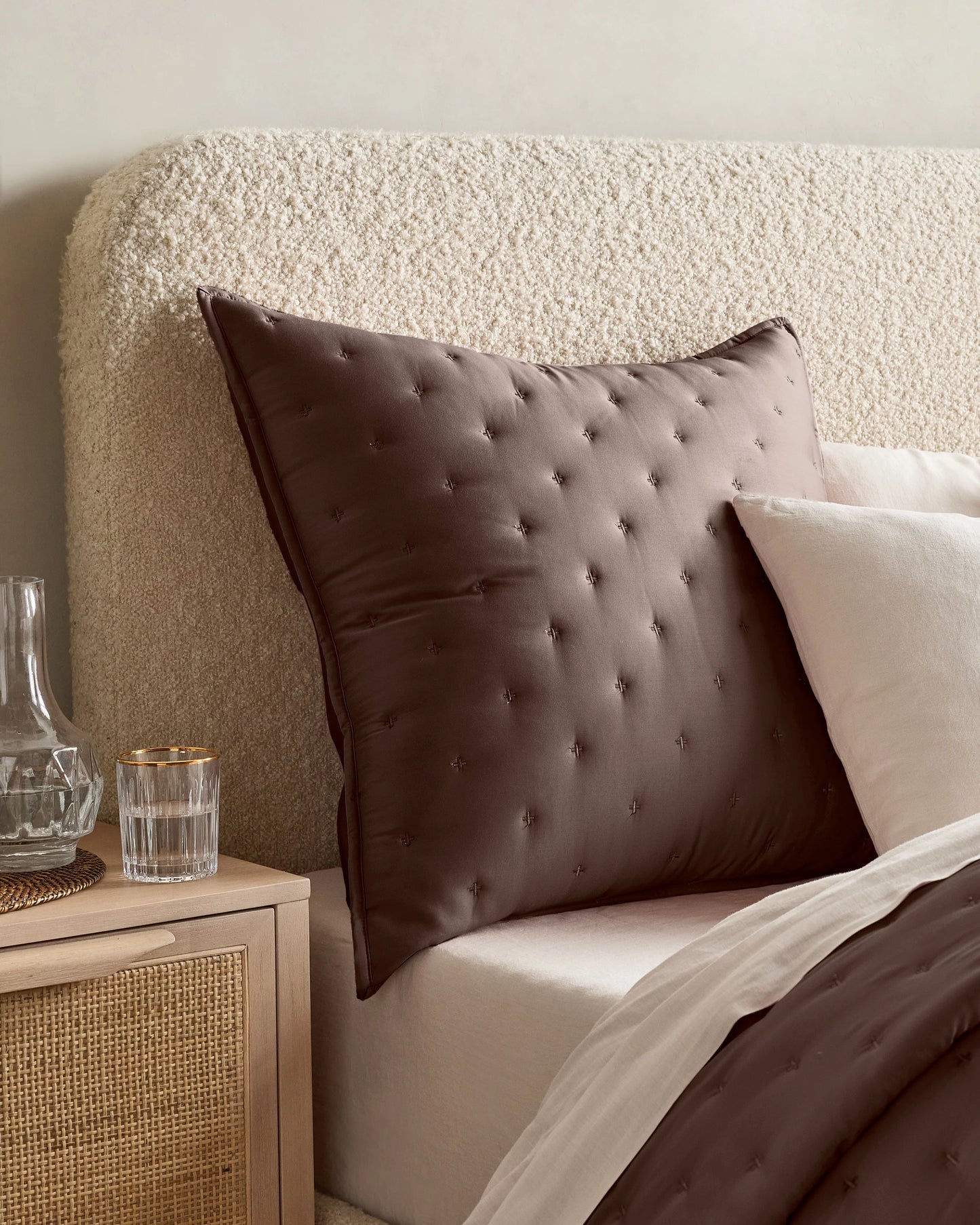 Bamboo Dream Quilted Euro Sham - Euro / Sage