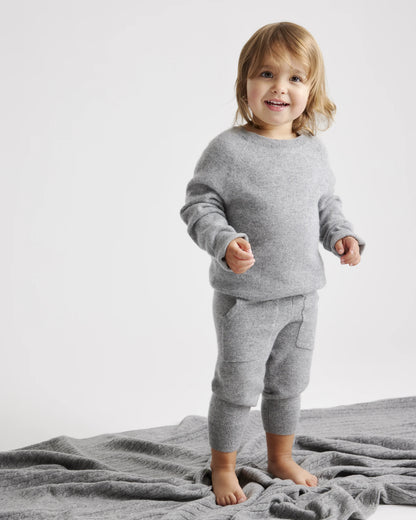 Washable Cashmere Crewneck Sweater - 0-3M / Varsity Red