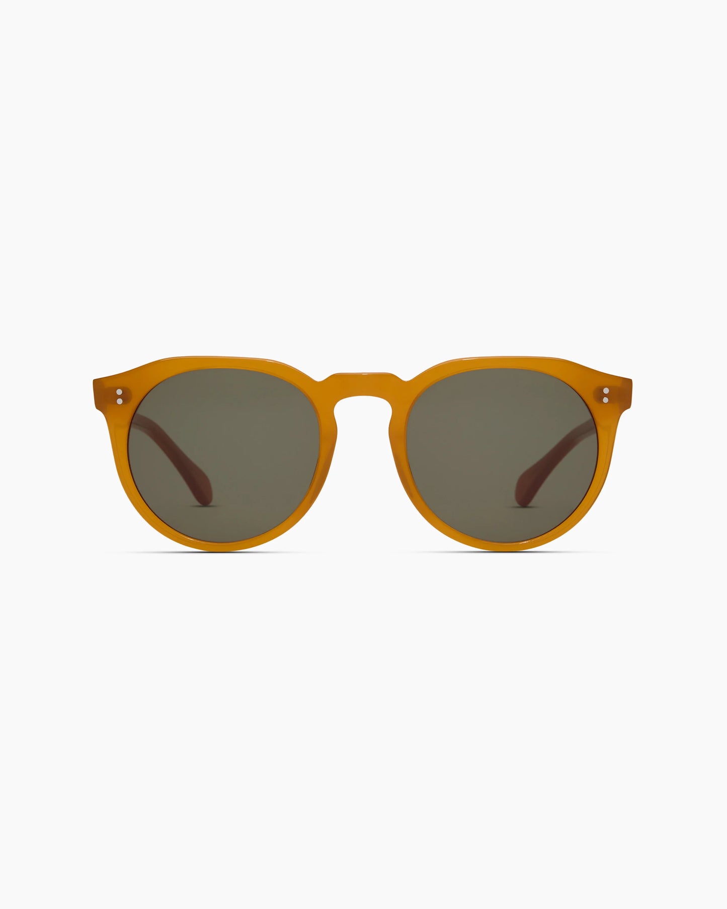 Tahiti Polarized Acetate Sunglasses - One Size / Clear Taupe with Brown lens
