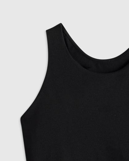 Girls Ultra-Form Fitted Tank - 6 / Storm Blue